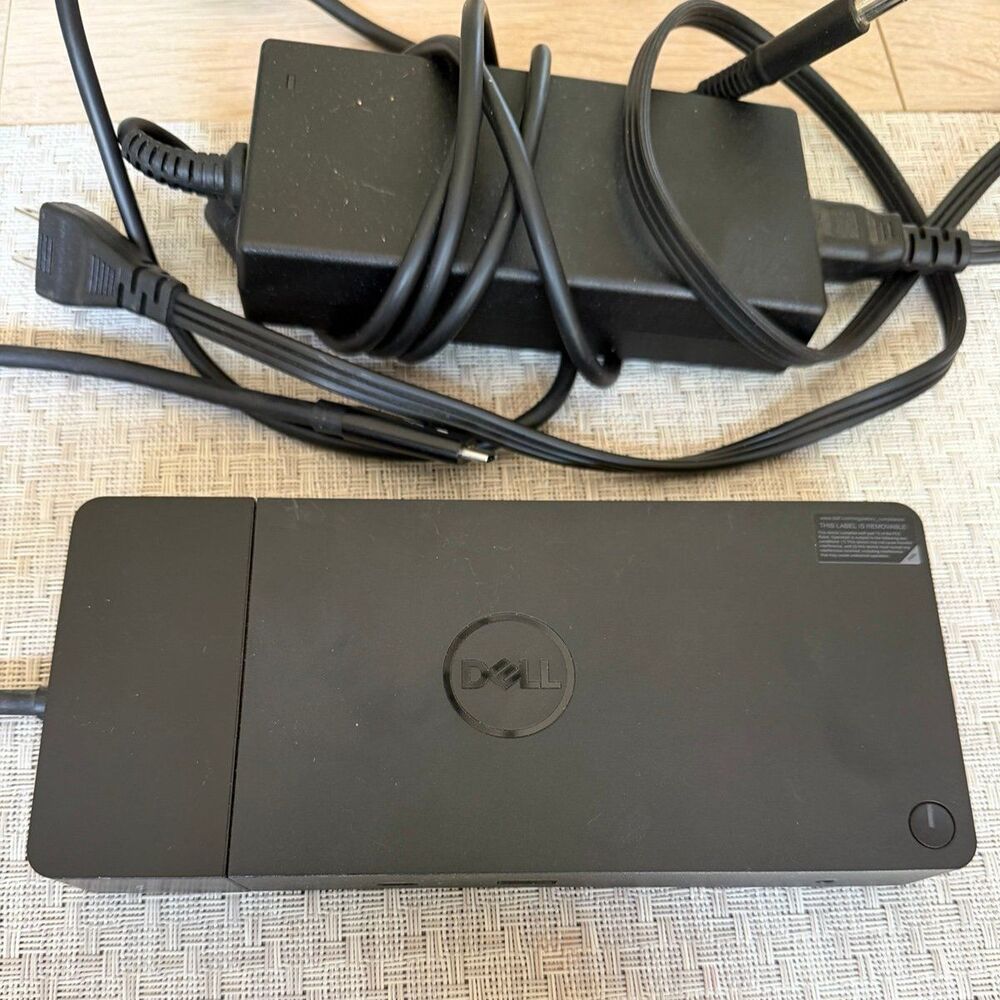Dell WD19TB Thunderbolt Docking Station USB-C Dock w/ 180W Power Adapter Tested